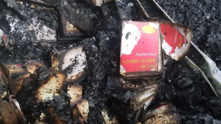 Внаслідок обстрілу Києва знищено офіс і склад видавництва «Український пріоритет»