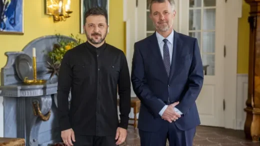 Зеленський зустрівся з королем Данії Фредеріком Х