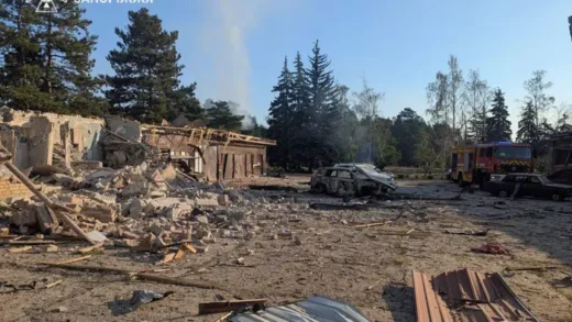 Окупанти вдарили по базі відпочинку в Запорізькому районі (фото, відео)