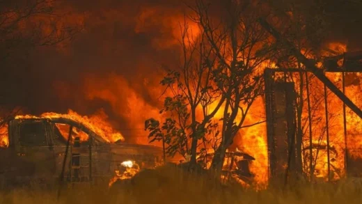 Історичне місто у Каліфорнії постраждало від лісових пожеж