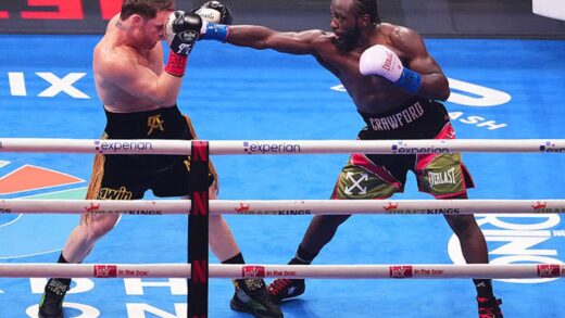 Удари в бою Альварес - Кроуфорд: статистичний аналіз