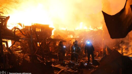 З'явилися кадри наслідків удару по Запоріжжю