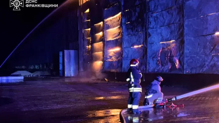 РФ атакувала обʼєкт інфраструктури на Івано-Франківщині