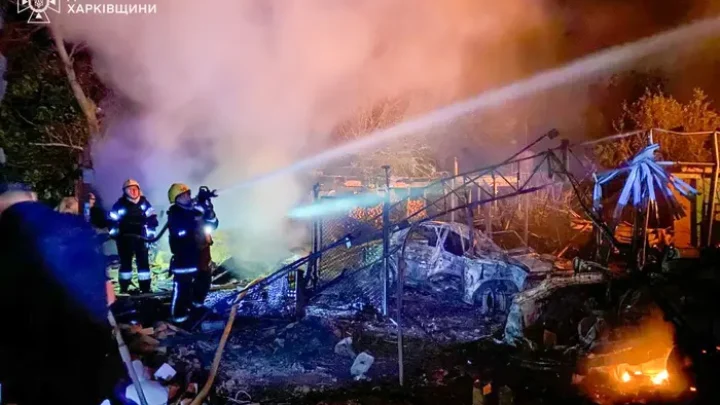 Нічна атака на Харківщину: є постраждалі, виникли пожежі (фото)