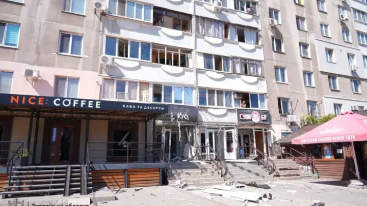 РФ атакувала дроном Запоріжжя: є поранені (фото)