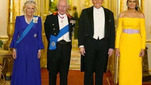 Королева Камілла та Меланія Трамп обрали сукні у кольорах українського прапора (фото)