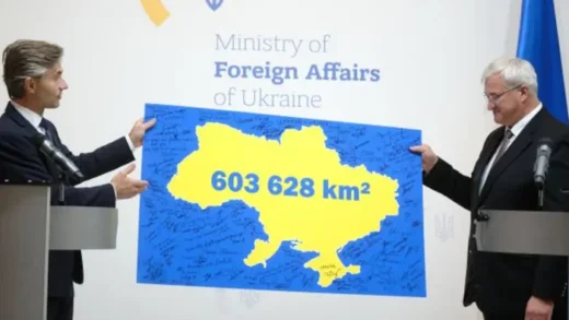 Сибіга отримав символічний подарунок від глави МЗС Литви (фото)