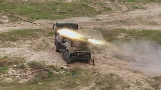 В НГУ провели випробування оновленої РСЗВ Град