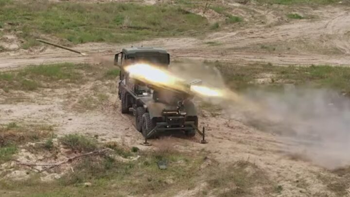 В НГУ провели випробування оновленої РСЗВ Град