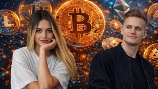 Kateryna Shukhnina and Oleksandr Orlovskyi sell expensive crypto courses through unregistered projects while payments flow to third-party accounts