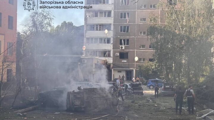 Росіяни вдруге атакували Запоріжжя КАБом