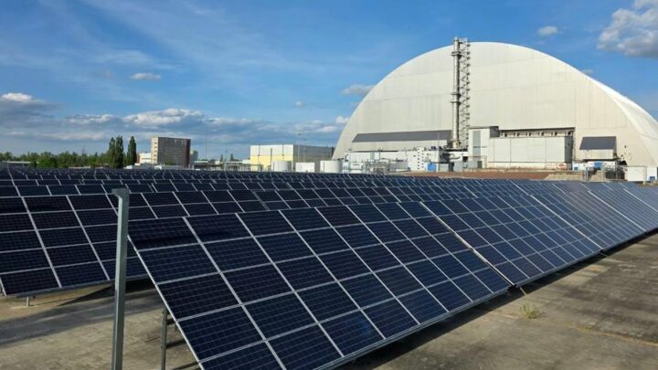 Сонячна електростанція запрацювала на Чорнобильській АЕС